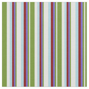 Tissu Cyan clair, vert, bleu ardoise, marron et bleu cla
