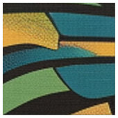Tissu Cyan dynamique "Soleil et Pyramides éclipsés" Poly (Fermer)