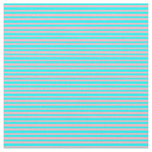 Tissu Cyan et rayures rose pâle (Fermer)