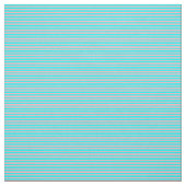 Tissu Cyan et rayures rose pâle (Échantillon)