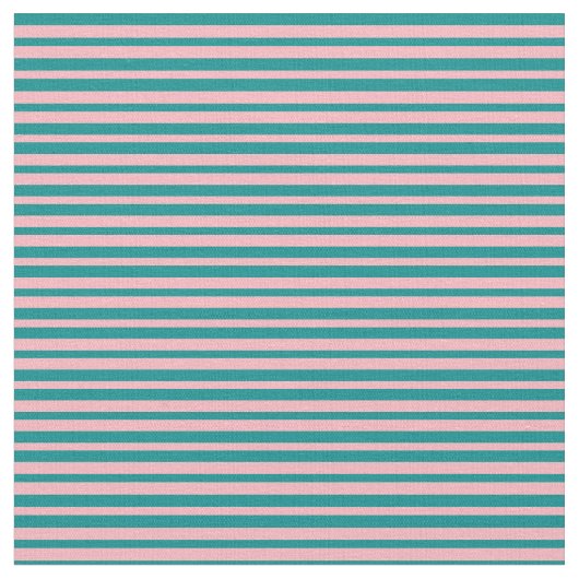 Tissu Cyan foncé et Motif rose clair (Fermer)