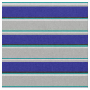 Tissu Cyan foncé, gris clair, gris foncé, bleu et noir