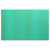 Tissu Cyan & Forest Green Linked Motif (Yard)