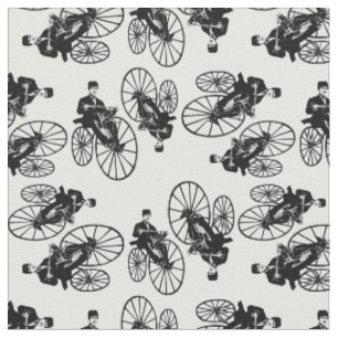 Tissu Cycliste rétro Vélo Motif Vintage