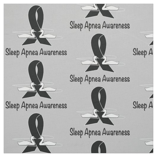 Tissu Cygnes de ruban de conscience d'apnée du sommeil (Échantillon)
