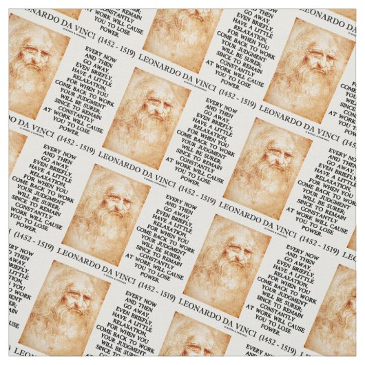 Tissu da Vinci ont un peu de jugement de travail de (Échantillon)