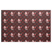 Tissu Dabbing Red Plaid Santa Claus | Fun Rustic Buffalo (Fat Quarter)