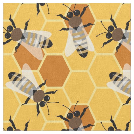 Tissu d'abeilles occupé (Fermer)
