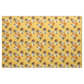 Tissu d'abeilles occupé (Fat Quarter)
