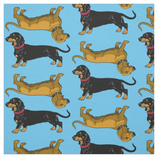 Tissu dachshund (Échantillon)