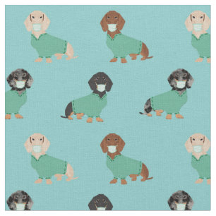 Tissu Dachshund à Scrubs