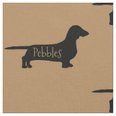 Tissu Dachshund Chien Personnalisé (Fermer)