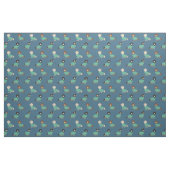 Tissu Dachshund dans les gommes bleu foncé (Fat Quarter)