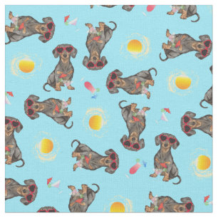 Tissu Dachshund d'été