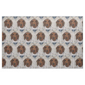 Tissu Dachshund Rouge  (Fat Quarter)