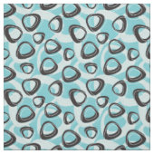 Tissu Daddys Pics Turquoise Fabric (Échantillon)
