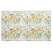 Tissu Daffodiles et Goldfinch Fabric (Yard)