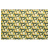 Tissu Daffodique de printemps jaune (Yard)