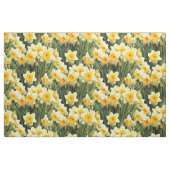 Tissu Daffodique de printemps jaune (Fat Quarter)