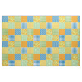 Tissu Daffy-down-Dillies Faux Patchwork Motif Fabric (Fat Quarter)
