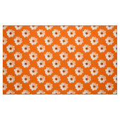 Tissu Dahlia Motif - Orange (Fat Quarter)