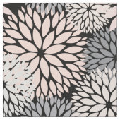 Tissu Dahlia rose gris (Fermer)