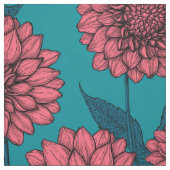 Tissu Dahlias (Échantillon)