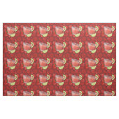 Tissu Daiquiri aux fraises (Fat Quarter)