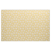 Tissu Daisées et bulles funky Jaune (Fat Quarter)