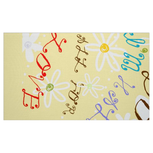 Tissu Daisy de Crazy (Fat Quarter)