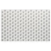 Tissu Dalmate noir et blanc (Yard)