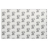 Tissu Dalmate noir et blanc (Fat Quarter)