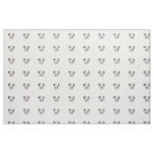 Tissu dalmatien d'art de chien (Fat Quarter)
