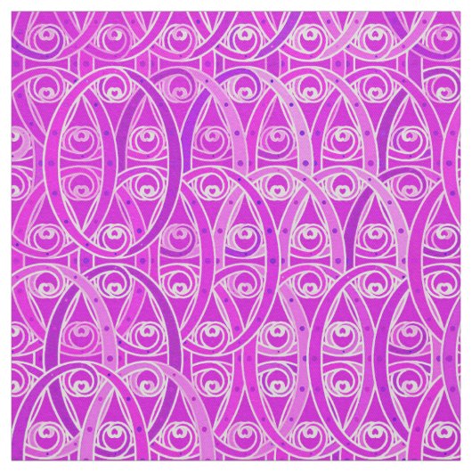 Tissu Damas arabesques - lavande et orchidée (Échantillon)