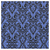 Tissu Damas bleu (Détail)