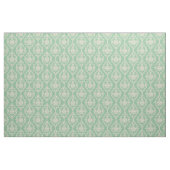 Tissu Damas d'ananas vert (Fat Quarter)