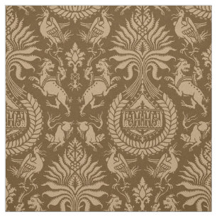 Tissu Damas du 12ème siècle avec animaux