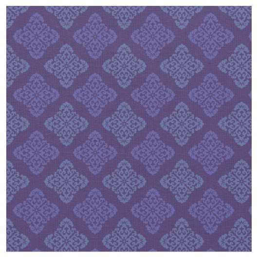 Tissu Damas florales violettes (Fermer)