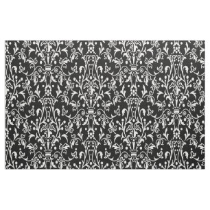 Tissu Damas noir & blanc