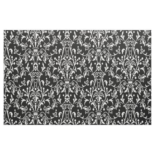 Tissu Damas noir & blanc (Fat Quarter)