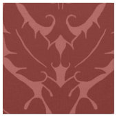Tissu Damas Renaissance simple, Rouge brique (Fermer)