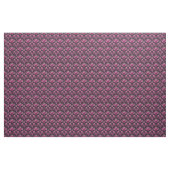 Tissu Damas rose sur noir (Yard)