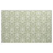 Tissu Damas, vert saule, 1885 (Fat Quarter)