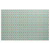 Tissu Damask Floral Patterns Plum Turquoise (Yard)