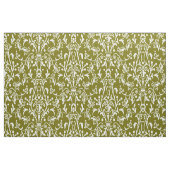 Tissu Damask Olive (Fat Quarter)