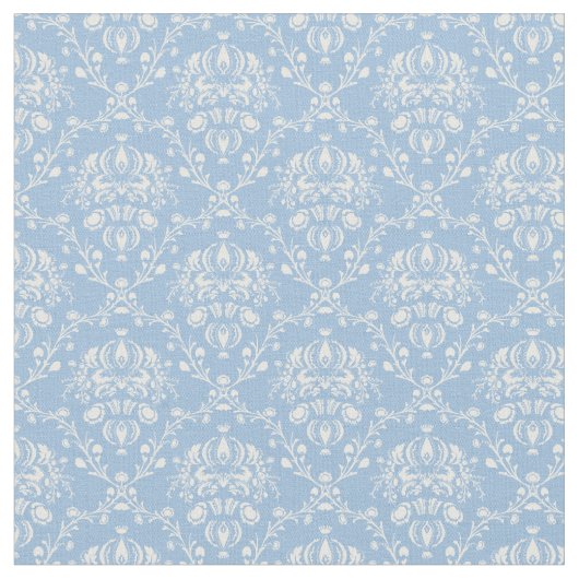 Tissu Damassé de bleu de ciel (Fermer)