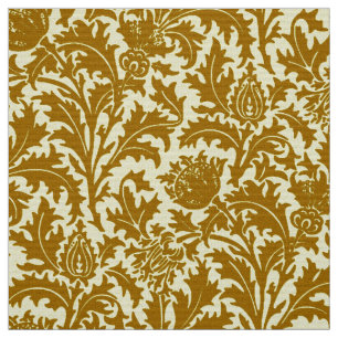 Tissu Damassé de chardon de William Morris, or de