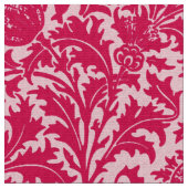 Tissu Damassé de chardon de William Morris, rose de (Fermer)