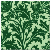 Tissu Damassé de chardon de William Morris, vert vert (Fermer)