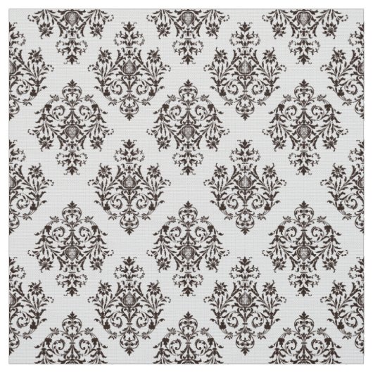 Tissu damassé de couleur baroque (Échantillon)